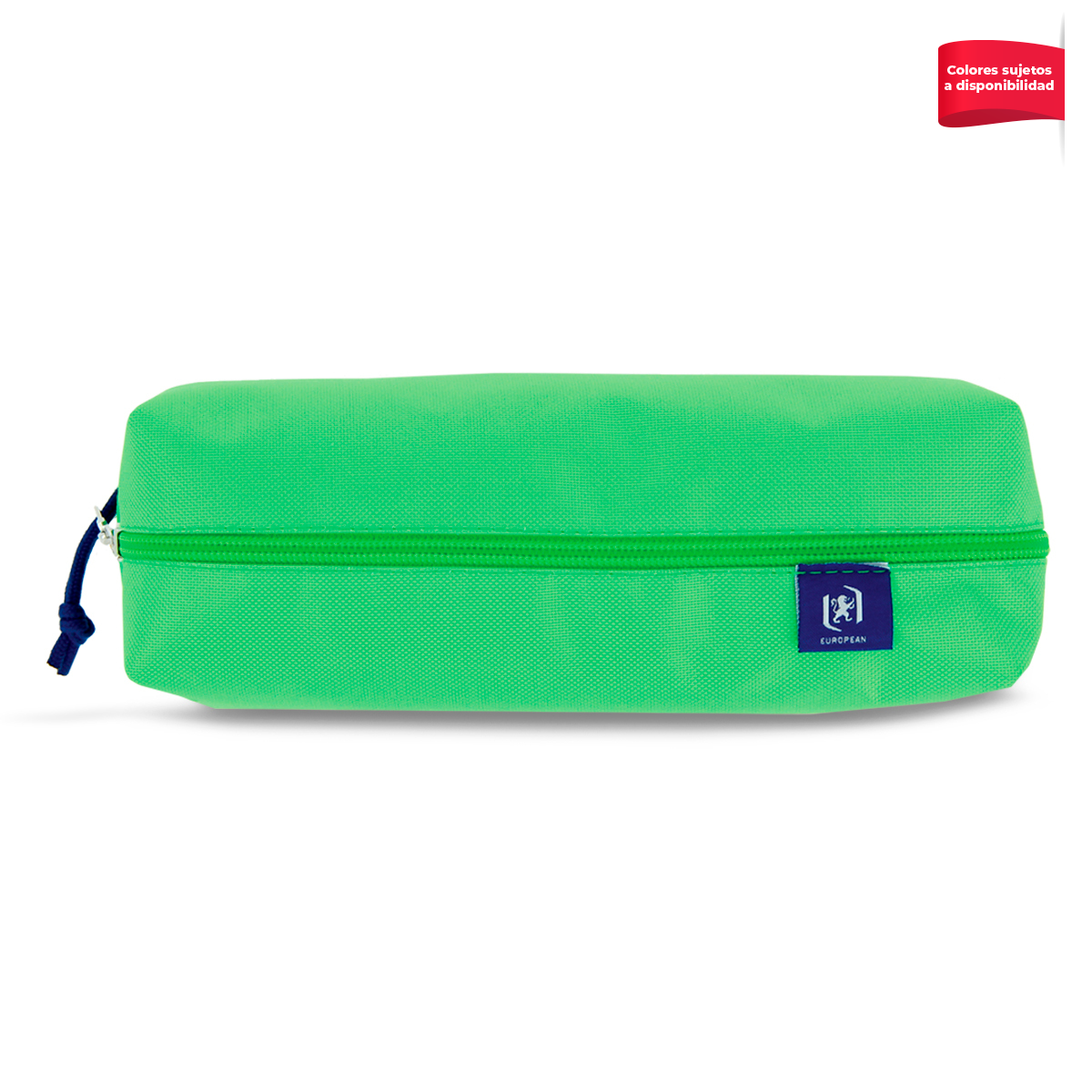 ESTUCHE EUROPEAN GOMA CUADRADO GRANDE (COLORES SURTIDOS)