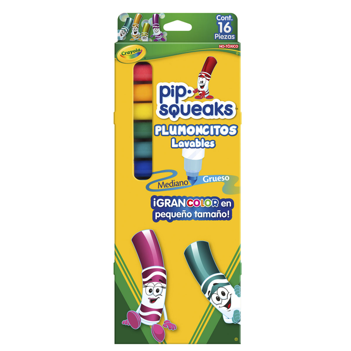 MARCADORES CRAYOLA PIP SQUEAKS 16U