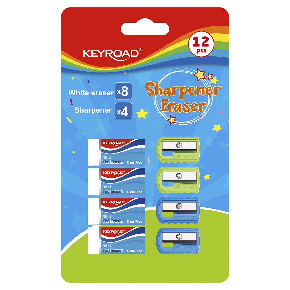 BORRADOR + SACAPUNTAS KEYROAD MINI TEC