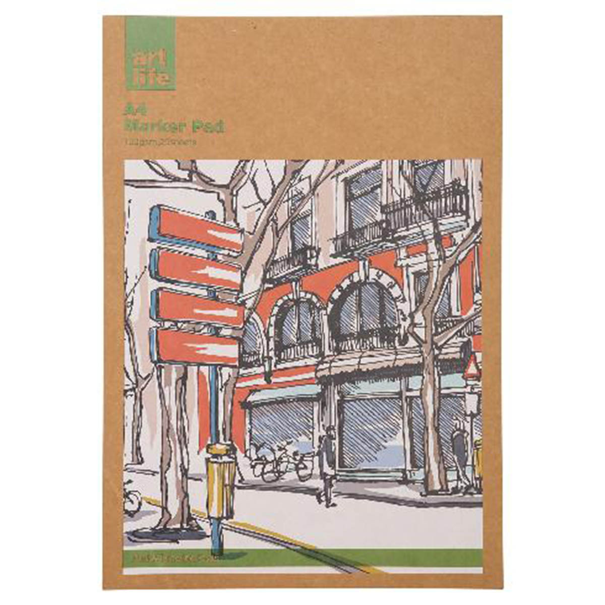 CUADERNO DE DIBUJO A4 TREE IN ART 100GRS 25H
