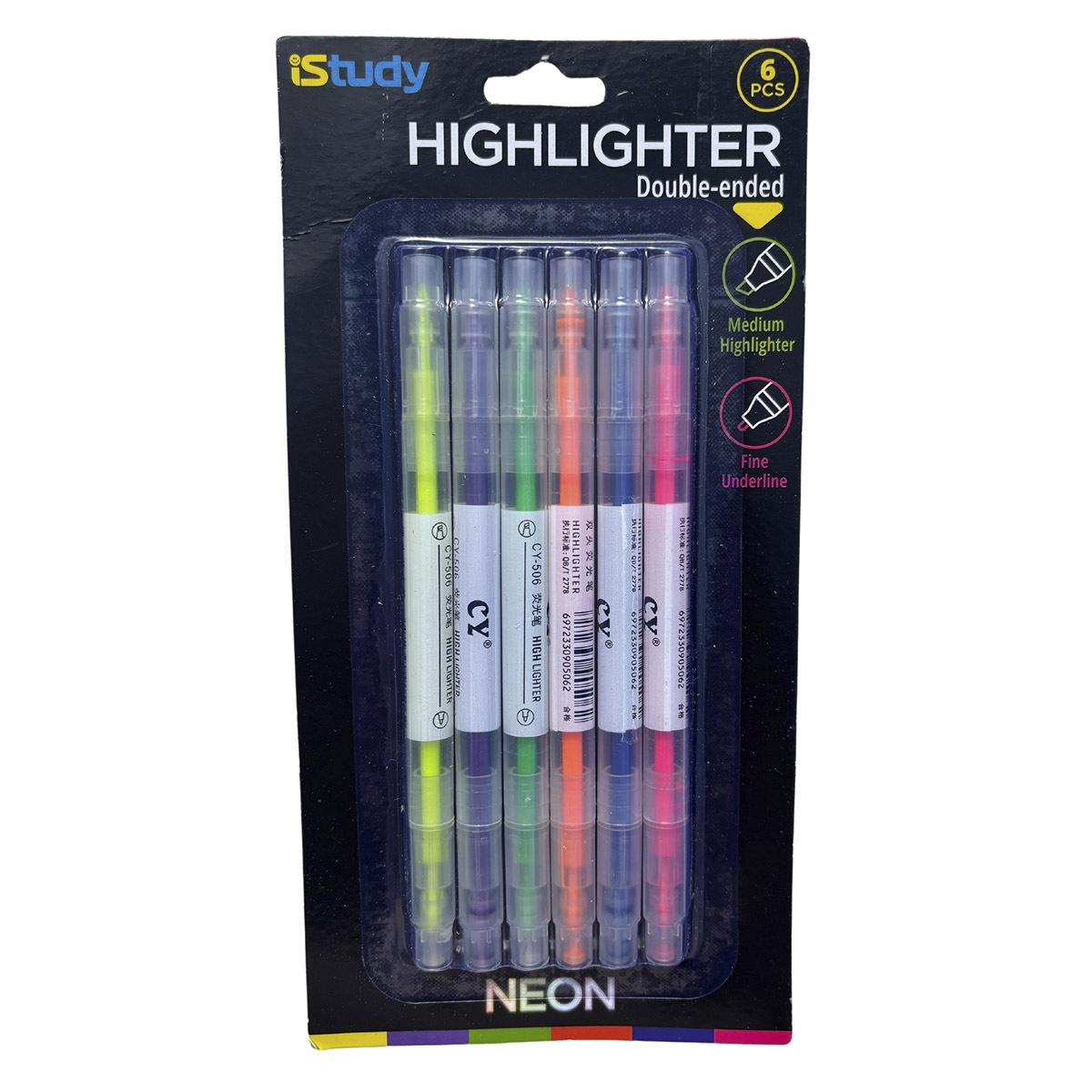 MARCATEXO ISTUDY NEON DOBLE PUNTA 6U