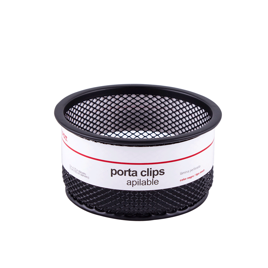 4.6 CM,3.5 CM,LAMINA DESPLEGADA,NEGRO,NO,PORTA CLIP METRO MESH (NEGRO)