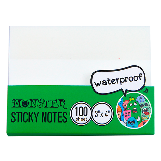 NOTAS ADHESIVAS TOP TEAM 3 X 4 TRANSPARENTES 100H