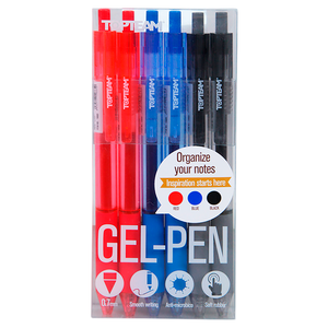 BOLIGRAFO RETRACTIL GEL TOP TEAM 0.7MM 6U (2 NEGRO, 1 AZUL, 2 ROJO) BOLIGRAFO RETRACTIL GEL TOP TEAM 0.7MM 6U (2 NEGRO, 1 AZUL, 2 ROJO)