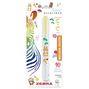 MARCADOR ZEBRA MILDLINER DOBLE PUNTA PET IT 1U (AMARILLO)