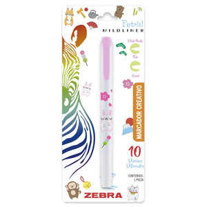 MARCADOR ZEBRA MILDLINER DOBLE PUNTA PET IT 1U (ROSA)