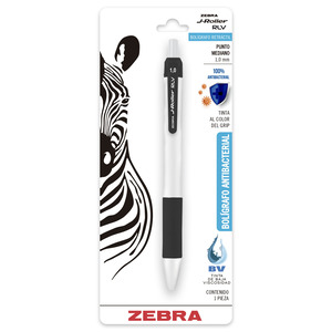 BOLIGRAFO RETRACTIL ZEBRA J-ROLLER RLV 1.00MM NEGRO 1U