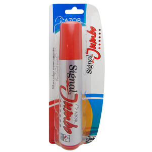 MARCADOR PERMANENTE SIGNAL JUMBO ROJO 1U MARCADOR PERMANENTE SIGNAL JUMBO ROJO 1U