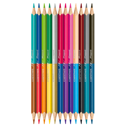 LAPICES DE COLORES MAPED COLORPEPS DUO 12U