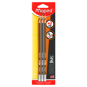 LAPIZ DE GRAFITO MAPED BLACK PEPS HB 6U LAPIZ DE GRAFITO MAPED BLACK PEPS HB 6U