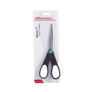 TIJERA 7 DE OFICINA PLASTICO NEGRO ACERO OFFICE DEPOT TIJERA 7 DE OFICINA PLASTICO NEGRO ACERO OFFICE DEPOT