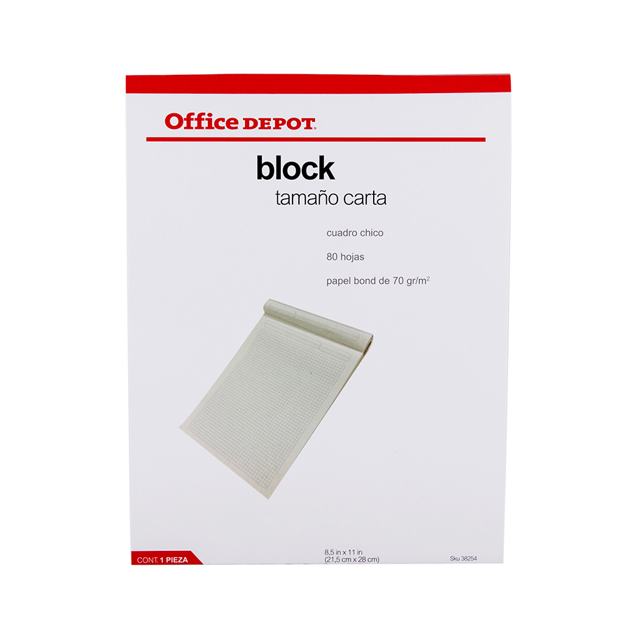 BLOCK T/CARTA 80 HJS C5 OFFICE DEPOT VALUE