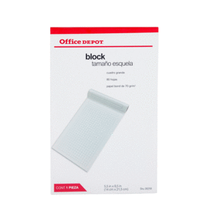 BLOCK T/ESQUELA CORTO C7 OFFICE DEPOT VALUE BLOCK T/ESQUELA CORTO C7 OFFICE DEPOT VALUE