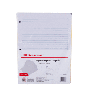 REPUESTO DE HOJAS T/CARTA 100 HJS C5 OFFICE DEPOT VALUE REPUESTO DE HOJAS T/CARTA 100 HJS C5 OFFICE DEPOT VALUE