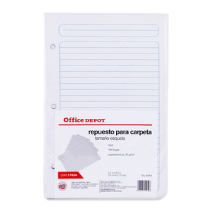 REPUESTO DE HOJAS T/ESQUELA 100 HJS RAYA OFFICE DEPOT VALUE REPUESTO DE HOJAS T/ESQUELA 100 HJS RAYA OFFICE DEPOT VALUE