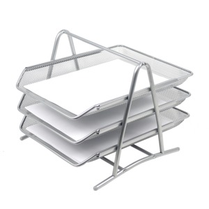 CHAROLA MESH 3 NIVELES T/CARTA PLATA CHAROLA MESH 3 NIVELES T/CARTA PLATA