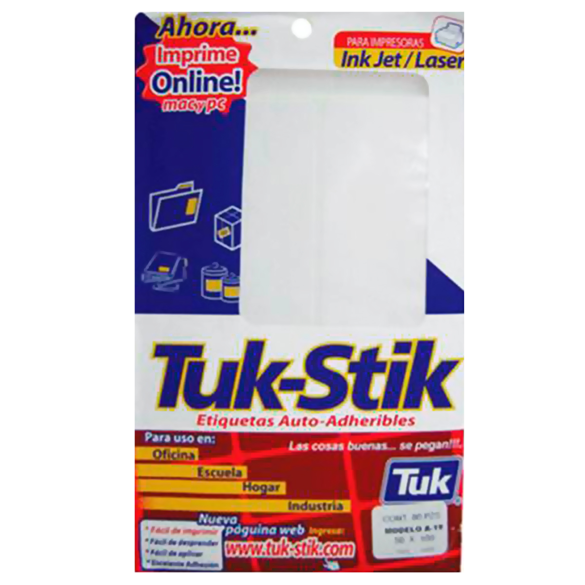 ETIQUETA TUK 50X100 C80