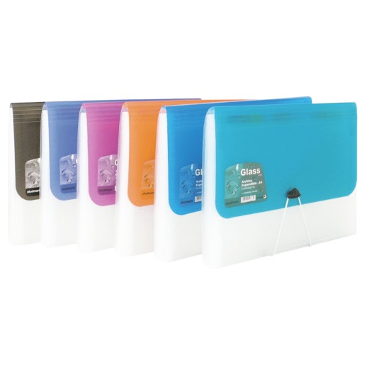 ACORDEON T/C 6 DIV GLASS SURTIDO