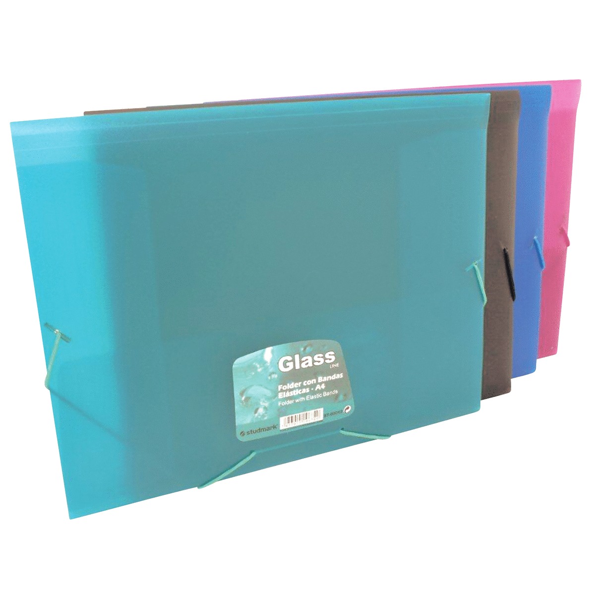 FOLDER T/C C-BANDAS ELASTICA, GLASS SU