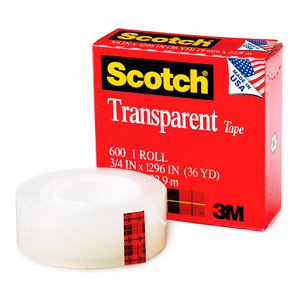 SCOTCH CINTA TRANSPARENTE EN CAJA 19 MM X 33 M SCOTCH CINTA TRANSPARENTE EN CAJA 19 MM X 33 M