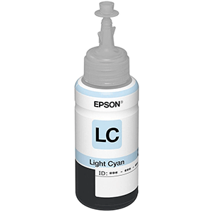 BOTELLA DE TINTA EPSON CIAN CLARO T6735