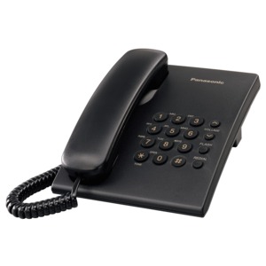 TELEFONO PANASONIC TS500 (ALAMBRICO NEGRO) TELEFONO PANASONIC TS500 (ALAMBRICO NEGRO)