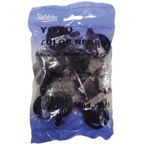 BOLSA C/10 YOYOS RETRACTILES NEGRO BOLSA C/10 YOYOS RETRACTILES NEGRO