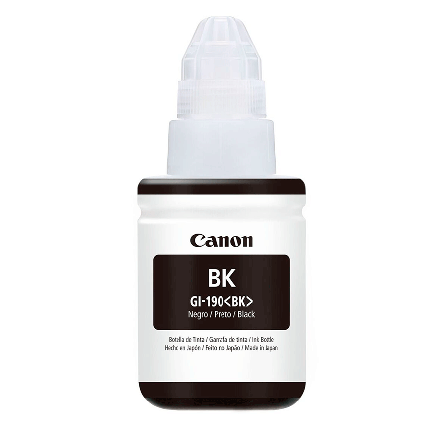 BOTELLA DE TINTA CANON NEGRA 190-BK