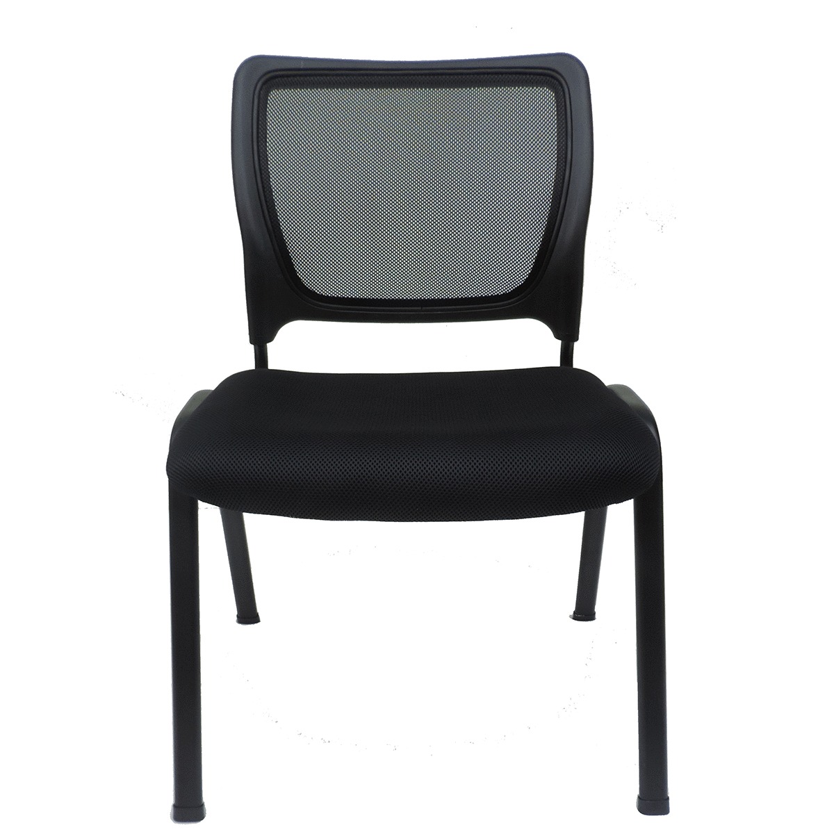 SILLA DE ESPERA (MESH, COLOR NEGRO)