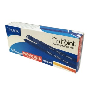 BOLIGRAFO AZOR PIN POINT PUNTO DE AGUJA 0.7MM FINO 12UAZUL BOLIGRAFO AZOR PIN POINT PUNTO DE AGUJA 0.7MM FINO 12UAZUL