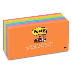 POST-IT NOTAS SUPER ADHESIVAS RIO DE JANEIRO X 12 POST-IT NOTAS SUPER ADHESIVAS RIO DE JANEIRO X 12