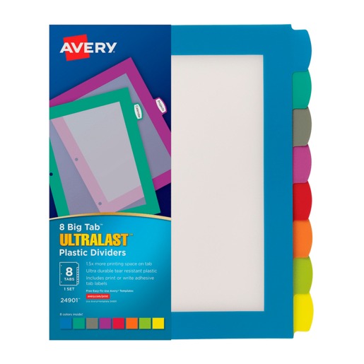 SEPARADOR PLÁSTICO ULTRALAST 8 PESTAÑAS
