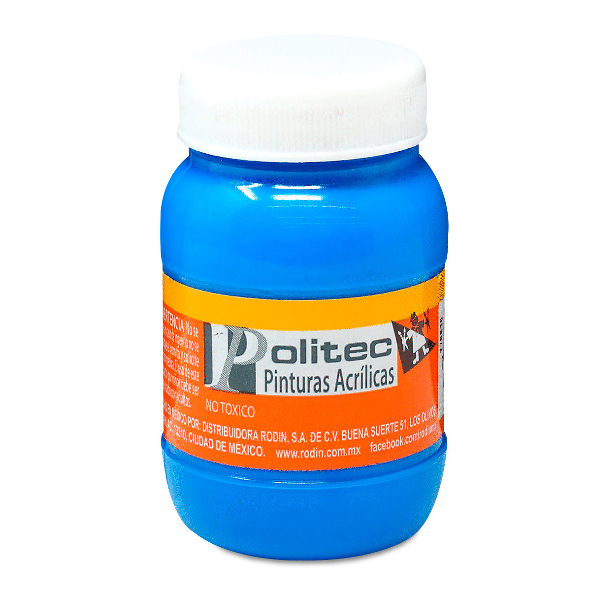 PINTURA ACRILICA AZUL CELESTE POLITEC N313 100ML PZ | Office Depot El ...
