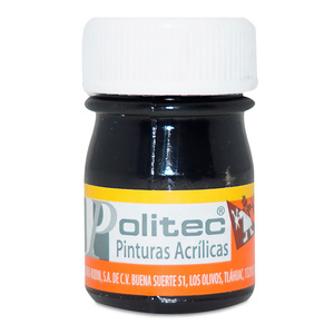 PINTURA ACRILICA NEGRO INTENSO POLITEC N302 20ML