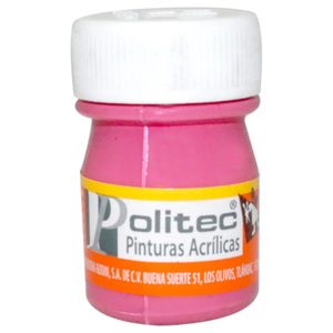 PINTURA ACRILICA ROSA POLITEC 20ML PZ