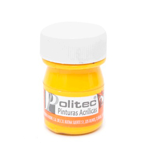 PINTURA ACRILICA AMARILLO POLITEC 20ML PZ