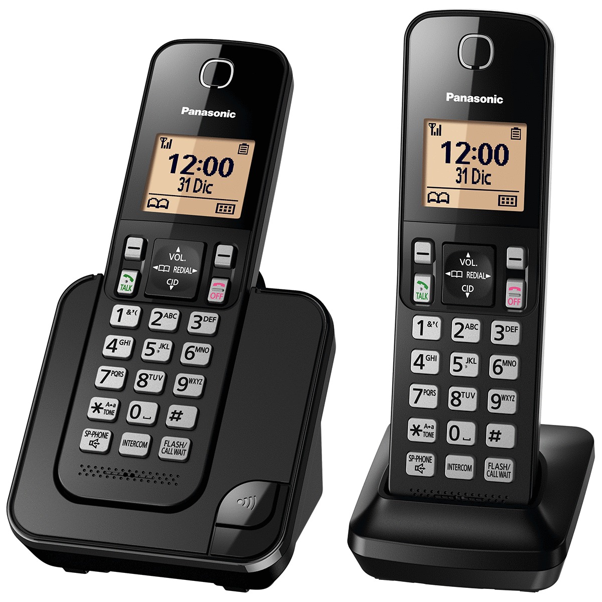 Teléfono inalámbrico con 2 auriculares 1.8 KX-TGD222 Panasonic
