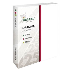 OPALINA AMATL BLANCA 225G CARTA 100 HJS OPALINA AMATL BLANCA 225G CARTA 100 HJS