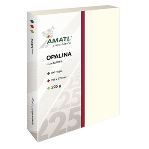 OPALINA AMATL MARFIL 225G CARTA 100 HJS OPALINA AMATL MARFIL 225G CARTA 100 HJS