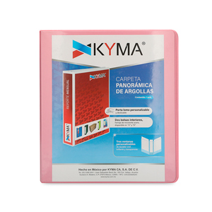 CARPETA PANORAMICA KYMA ARILLO O 1PG ROSA PASTEL CARPETA PANORAMICA KYMA ARILLO O 1PG ROSA PASTEL