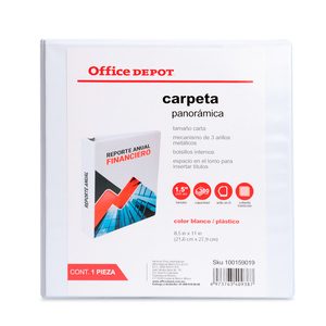 CARPETA, 3 ARILLOS EN  D , TAMANO CARTA, 1.5 PULG CARPETA, 3 ARILLOS EN  D , TAMANO CARTA, 1.5 PULG