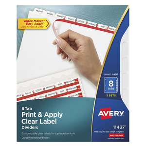 SEPARADORES PERSONALIZABLES BLANCOS 8 PESTAÑAS 5 JUEGOS SEPARADORES PERSONALIZABLES BLANCOS 8 PESTAÑAS 5 JUEGOS