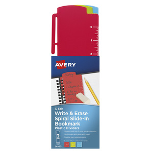 SEPARADOR DE PLÁSTICO DESLIZABLES EN ESPIRAL, ESCRITURA Y BORRADO, COLORES SURTIDOS SEPARADOR DE PLÁSTICO DESLIZABLES EN ESPIRAL, ESCRITURA Y BORRADO, COLORES SURTIDOS