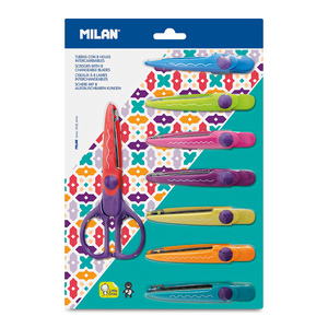 TIJERAS MILAN ZIGZAG INTERCAMBIABLES 8U TIJERAS MILAN ZIGZAG INTERCAMBIABLES 8U