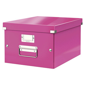 CAJA LEITZ PLEGABLE MEDIANA ROSADO CAJA LEITZ PLEGABLE MEDIANA ROSADO