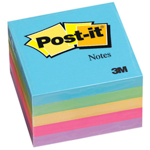 NOTAS ADHESIVAS POST-IT JAIPUR 3X3 5U NOTAS ADHESIVAS POST-IT JAIPUR 3X3 5U