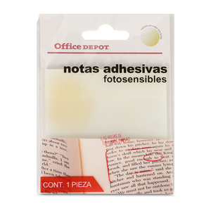 NOTAS ADHESIVAS OFFICE DEPOT FOTOSENSIBLES 50H (CAMBIA COLOR BAJO LA LUZ, VERDE CLARO - VERDE OBSCURO) NOTAS ADHESIVAS OFFICE DEPOT FOTOSENSIBLES 50H (CAMBIA COLOR BAJO LA LUZ, VERDE CLARO - VERDE OBSCURO)