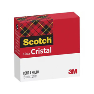 CINTA ADHESIVA SCOTCH CRISTAL 19X20 1U CINTA ADHESIVA SCOTCH CRISTAL 19X20 1U