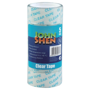 CINTA ADHESIVA TRANSPARENTE 5U (MEDIDA 18MM X 10MTS) CINTA ADHESIVA TRANSPARENTE 5U (MEDIDA 18MM X 10MTS)