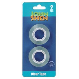 CINTA ADHESIVA OFFICE DEPOT TRANSPARENTE 2U (MEDIDA 18MM X 33MTS) CINTA ADHESIVA OFFICE DEPOT TRANSPARENTE 2U (MEDIDA 18MM X 33MTS)
